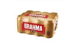 Cerveja Brahma Zero 350ml Pack Com 12 Latas